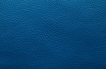 Beautiful bright eco-leather, animal skin texture in blue color, close-up as a background.