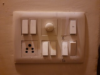 electrical outlet on wall