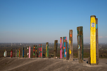 Landmark Totems, Haniel tip, Bottrop, Germany