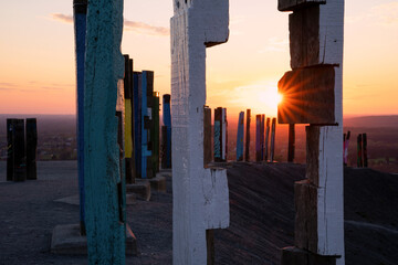 Landmark Totems, Haniel tip, Bottrop, Germany