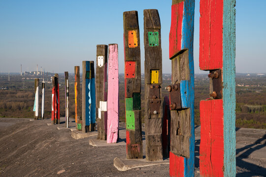Landmark Totems, Haniel tip, Bottrop, Germany