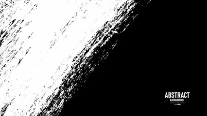 Black and white abstract grunge paint texture background.	

