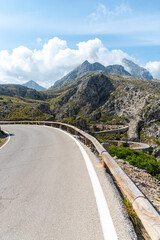 landscape in the Mountains near the sea, mallorca , Spain