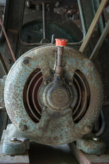 detail of historic industrial machinery