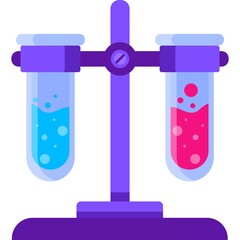 Tube test stand vector icon flask holder