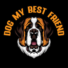 Dog my best friend tshirt design, dog tshirt, dog lover tshirt