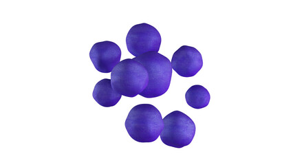 abstract blueberry on white background