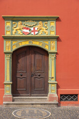 Medieval Entry Portal, Freiburg, Baden-Wurttemberg, Germany