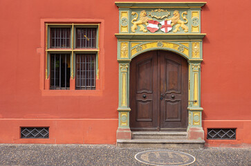 Medieval Entry Portal, Freiburg, Baden-Wurttemberg, Germany