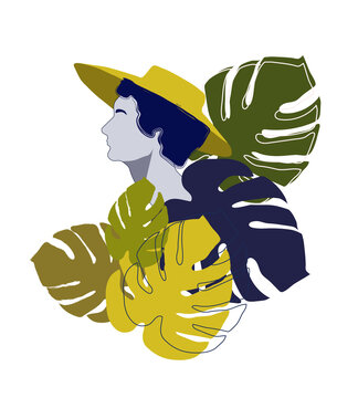 Girl in a hat