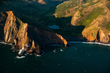 Marin county coastline, San Francisco, California