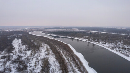 river in winter