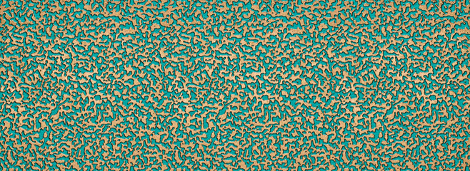 Copper metal corrosion background. 3D illustration.