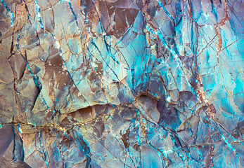 Abstract purple background. Holographic neon colors. Texture marble pattern. Rock texture. Stone background. Rock holography. Fantasy wallpaper abstraction. Cosmic sky Galaxy.