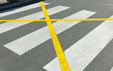 Zebrastreifen gesperrt