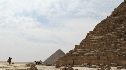 Fototapeta na wymiar The Great Pyramid view