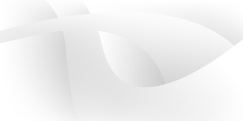 Modern Abstract Background with Motion Waves Elements and Soft White Gray Gradient Color