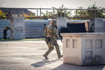 jugadores de airsoft 