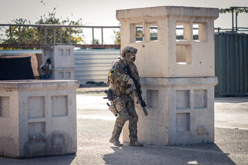 jugadores de airsoft 