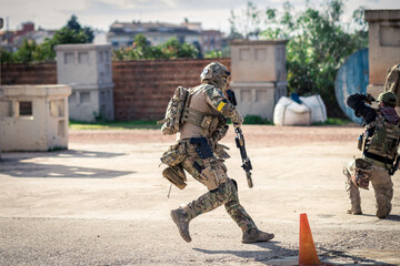 jugadores de airsoft 