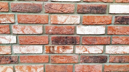 red brick wall