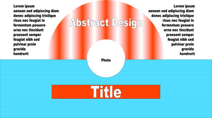 illustration of a template background abstract for book cover