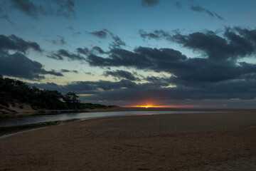 Sunrise at Wamberal Lagoon New South Wales Australia
