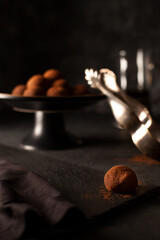 Obraz premium Chocolate truffles
