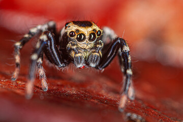 Brazilian Jump spider macro photography