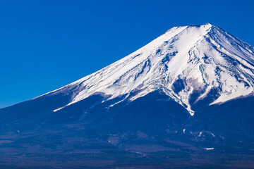 富士山　冬景