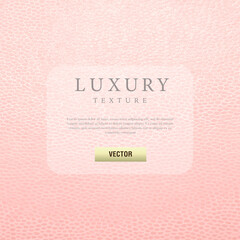 Luxury square frame with rose gold texture.  Paper or cardboard background for advertisement. Banner template for your design. Vector illustration EPS10