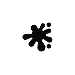  paint splash icon symbol vector elements for infographic web