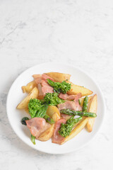 ベーコンと野菜の炒め物