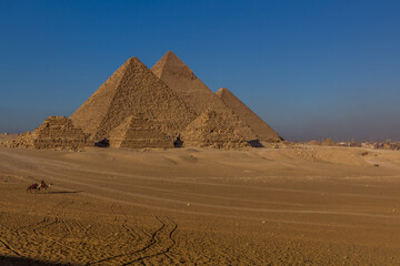 Great pyramids of Giza, Egypt