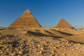 Great pyramids of Giza, Egypt