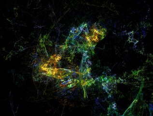 Imaginatory fractal abstract background Image