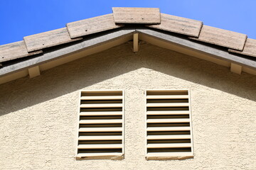 House roof and vents