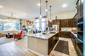 Warm and welcoming kitchen