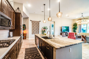 Warm and welcoming kitchen