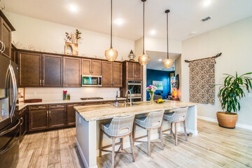 Warm and welcoming kitchen