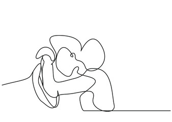 Tired beautiful woman sleeping behind the wheel in a car and having a headache