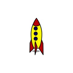 rocket icon vector design templates