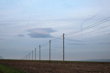 Field With Wirepoles