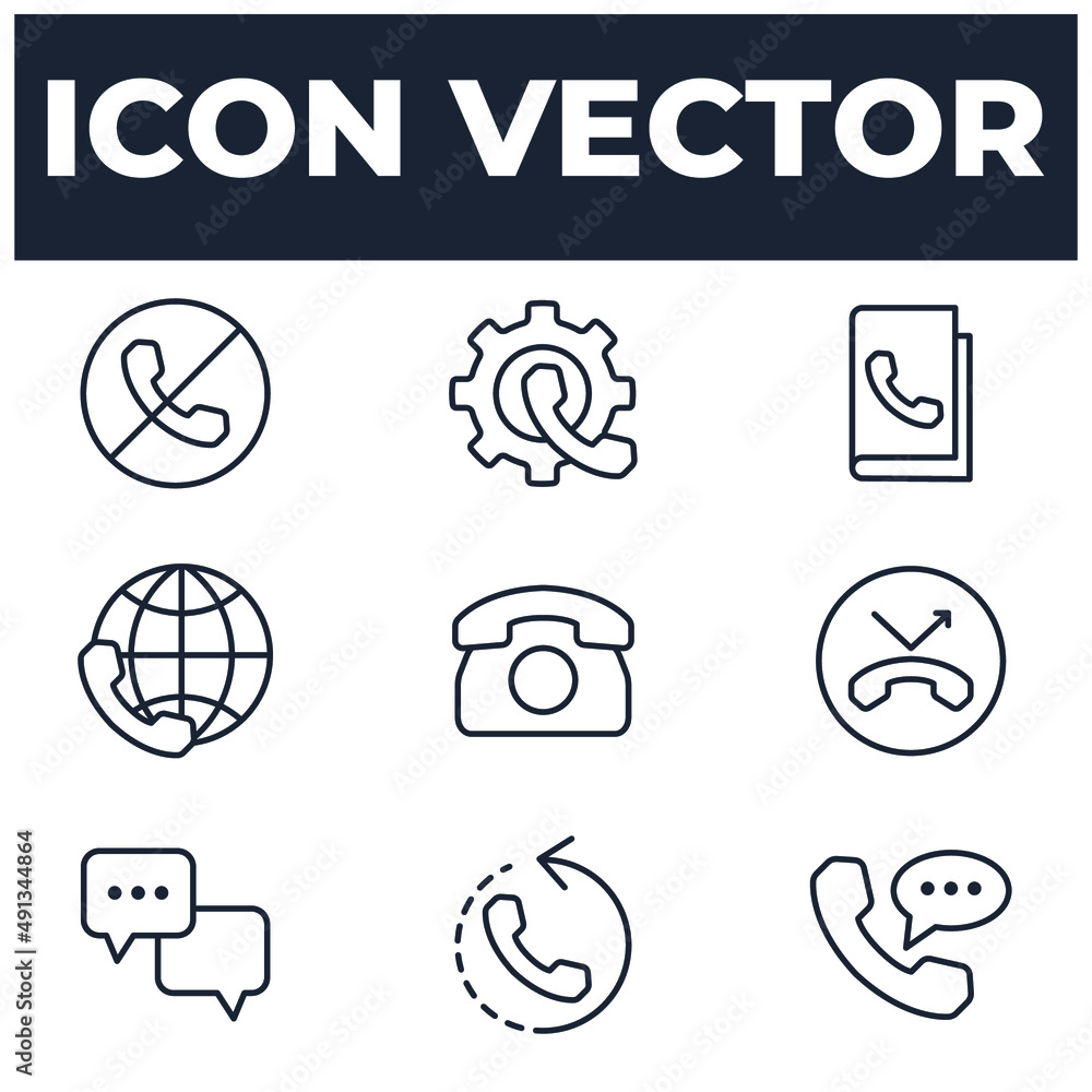 Aufkleber set of help and support elements symbol template for graphic and web design collection logo vector i