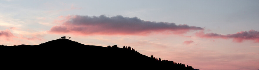 Mountain At Sunset