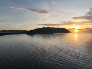 Sunset over the Oceacn in Costa Rica