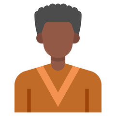 man flat icon