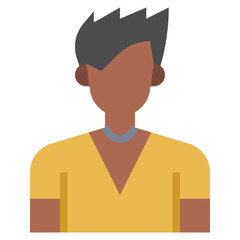 men flat icon