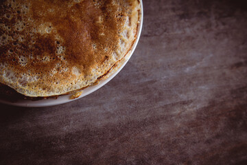 pancakes with chocolate