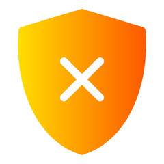 Obraz premium error gradient icon